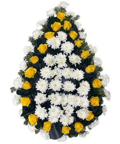 coroana-de-flori-ieftina-trandafiri