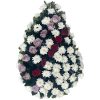 Coroana funerara trandafiri mov si rosii online