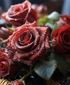 Coroane funerare cu Trandafiri